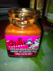 Drew's generous gift - Hot Sauce!!!