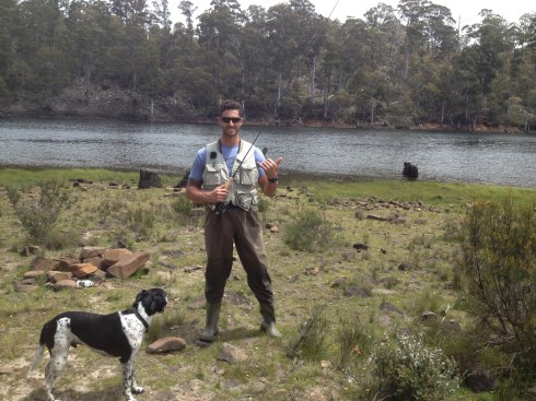 The trouts don't stand a chance with this sexy beast on their case. Even Jessie is frothin'